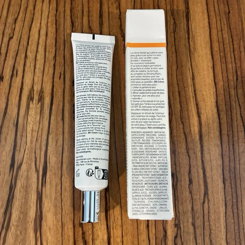 Erborian BB Crème Au Ginseng Doré SPF Face Cream Baby Skin Effect 40ml/1.4oz